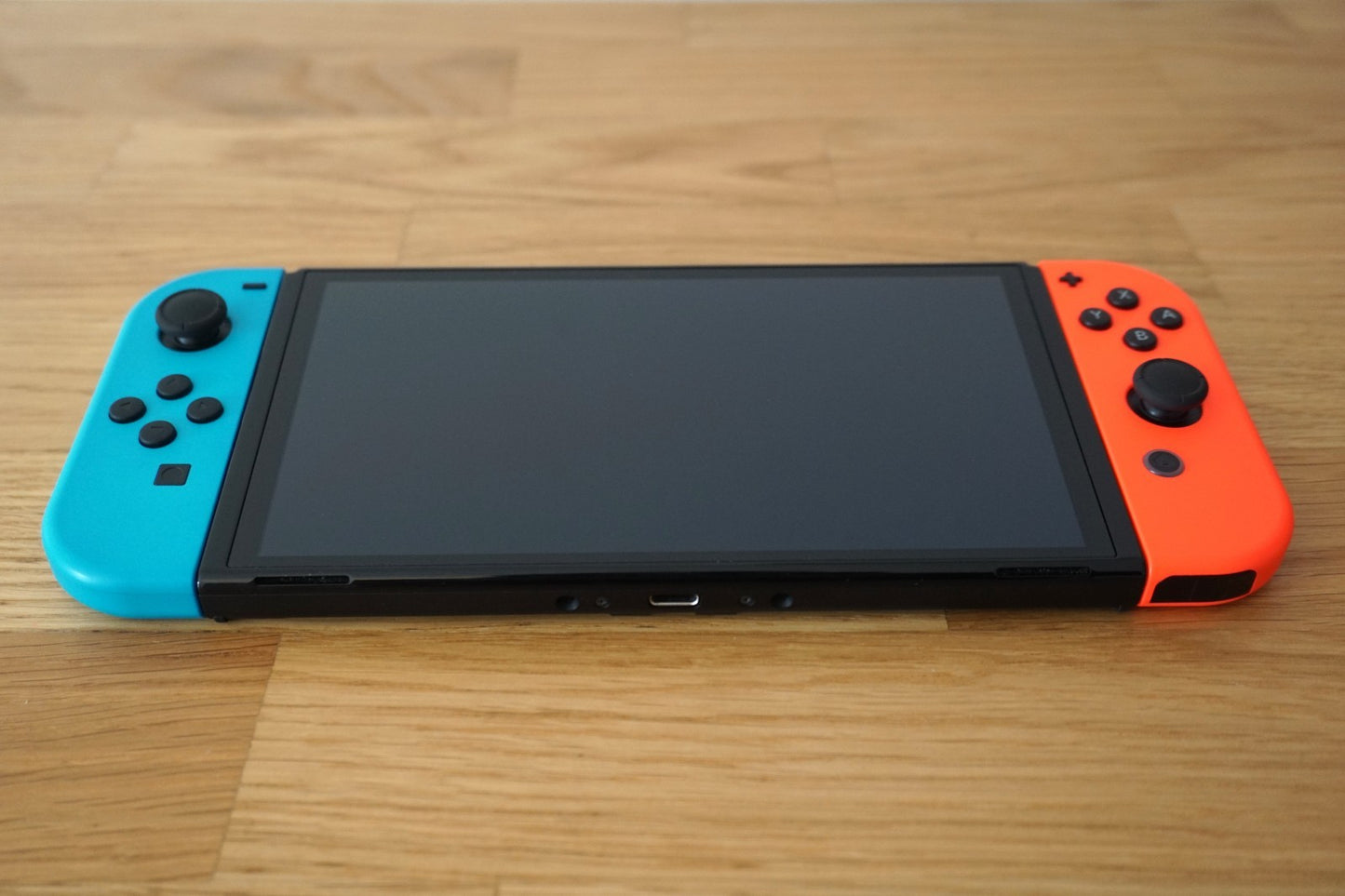 Nintendo Switch OLED Console 64GB Bundle | Neon Blue & Red | Mario Kart 8 Deluxe