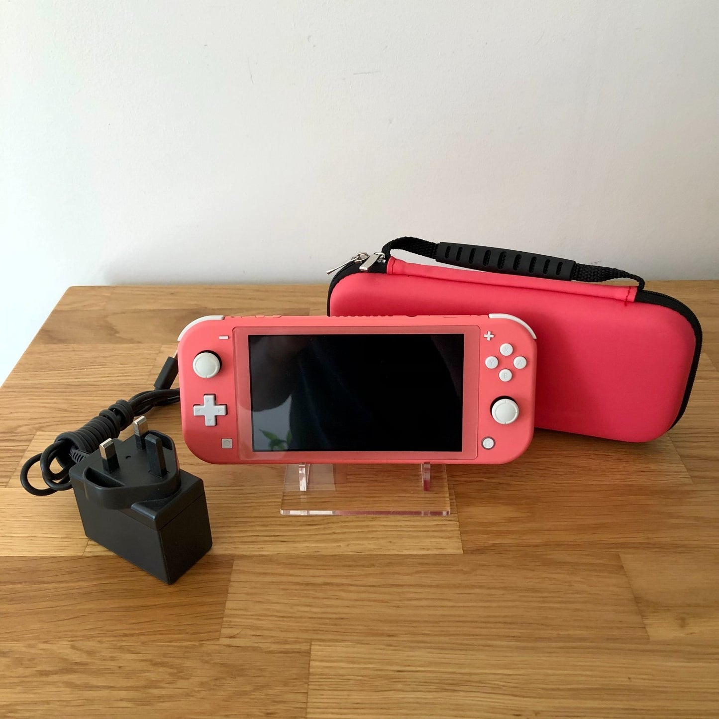 Nintendo Switch Lite 32GB Pink | Good Condition | Official Charger & Travel Case