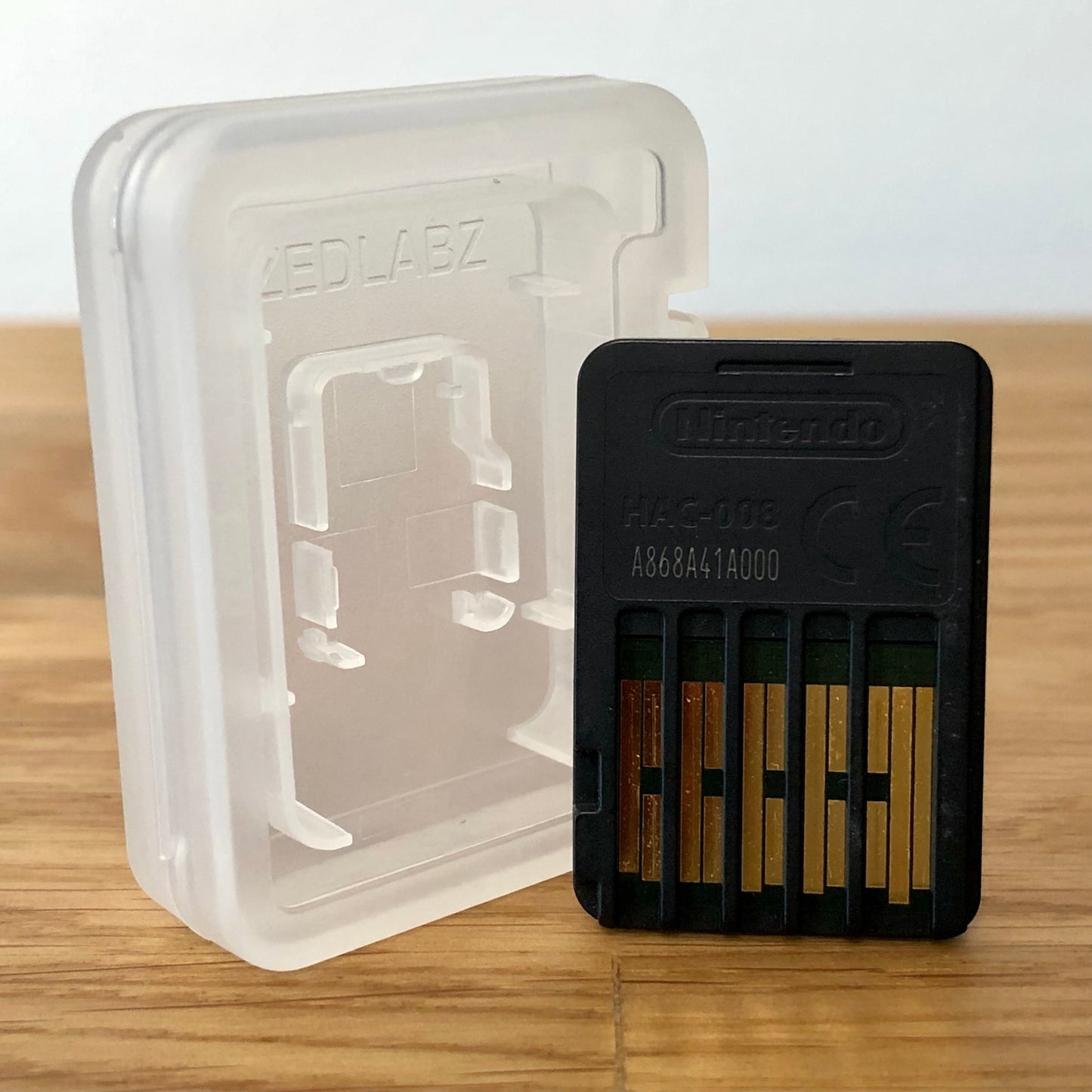 Cartridge back of WRC Generations for Nintendo Switch, showing data pins.
