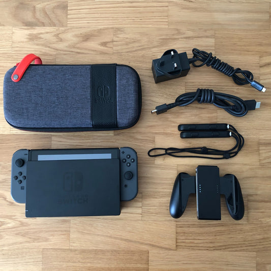 Nintendo Switch Console 32GB | Grey | Acceptable Condition | All Acceossies