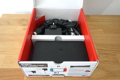 Nintendo Switch OLED Console 64GB Bundle | Neon Blue & Red | Mario Kart 8 Deluxe