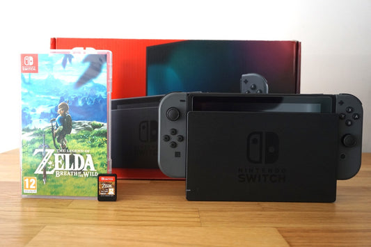Nintendo Switch Console Bundle: Zelda Breath of the Wild | Very Good Condition