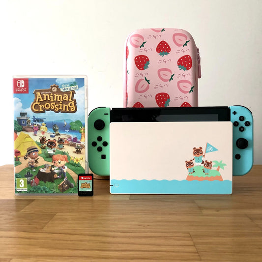 Nintendo Switch 32GB Console: Animal Crossing Horizons Edition + Animal Crossing