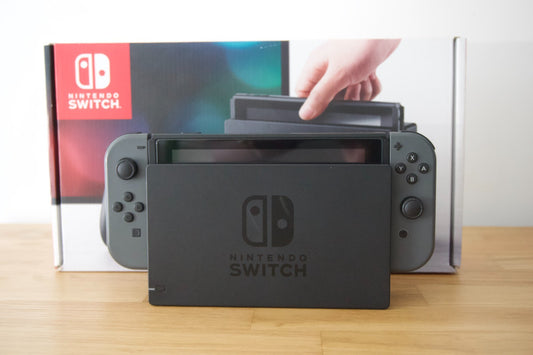 Nintendo Switch Console 32GB Grey - Great Condition | Includes All Acceossies