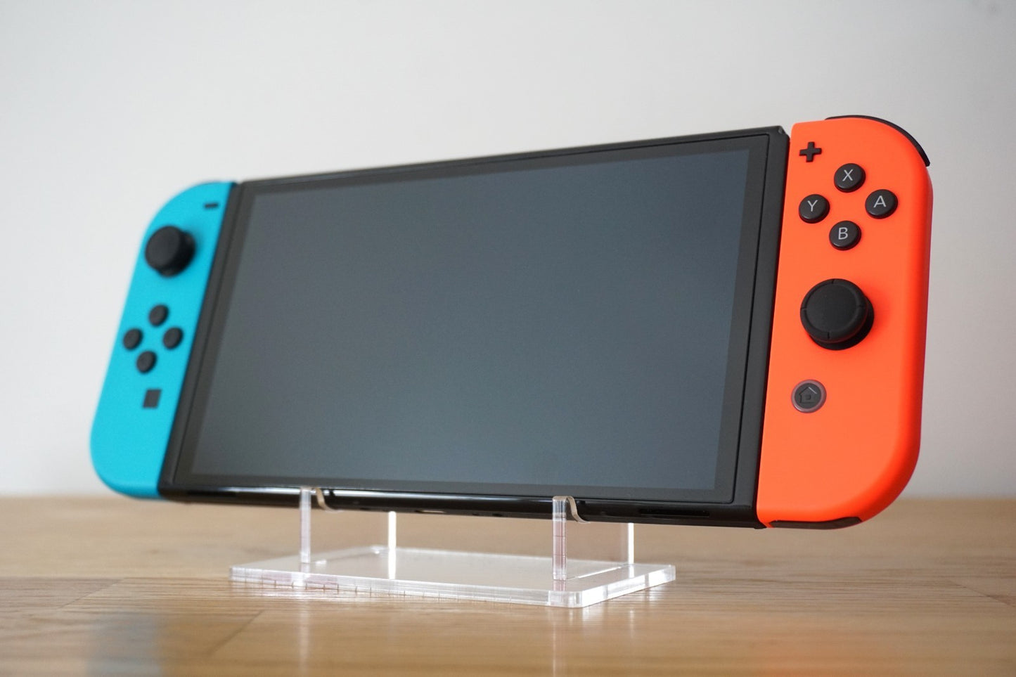 Nintendo Switch OLED Console 64GB Bundle | Neon Blue & Red | Mario Kart 8 Deluxe