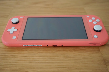Nintendo Switch Lite Pink 🪼 Bundle + Animal Crossing & Captain Toad 🚚 Same Day