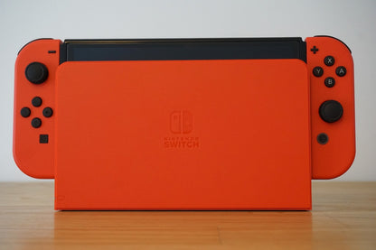 Nintendo Switch OLED 64GB 🪼Mario Red Edition Bundle + 4 Mario Games 🚚 Same Day