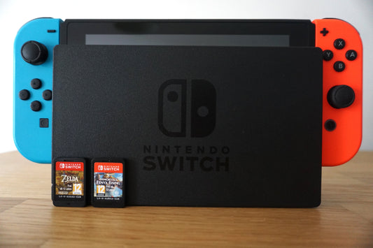 Nintendo Switch 32GB Bundle | Neon Blue & Red