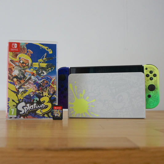 Nintendo Switch OLED 64GB: Splatoon 3 Edition Bundle