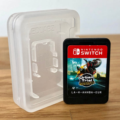Cartridge front of Urban Trial Playground for Nintendo Switch, featuring game title.