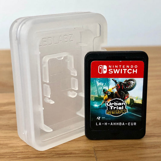 Cartridge front of Urban Trial Playground for Nintendo Switch, featuring game title.