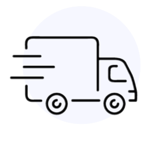 Icon of a delivery truck with a tick, illustrating Squid Gaming’s promise of fast, free UK delivery.